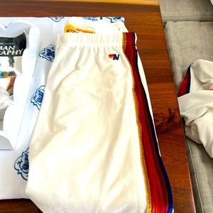 Aviator Nation joggers velour size L